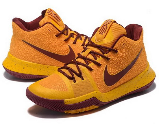 Nike Kyrie 3 Gold Wine Cheap